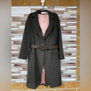 Byron Lars Beauty Mark Belted Trench Blazer"size 8